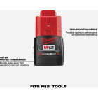 Milwaukee M12 REDLITHIUM Lithium-Ion 1.5 Ah Compact Battery Pack Image 2