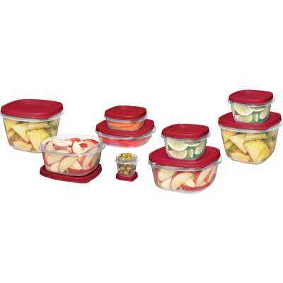 Rubbermaid Easy Find Lids 24-Piece Clear Food Storage Container Set