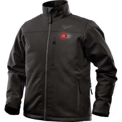 Milwaukee M12 TOUGHSHELL Men's Black Cordless Heated Jacket Kit, 2XL